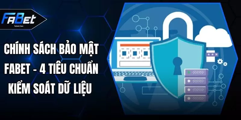 Chính Sách Bảo Mật FABET - 4 Tiêu Chuẩn Kiểm Soát Dữ Liệu 